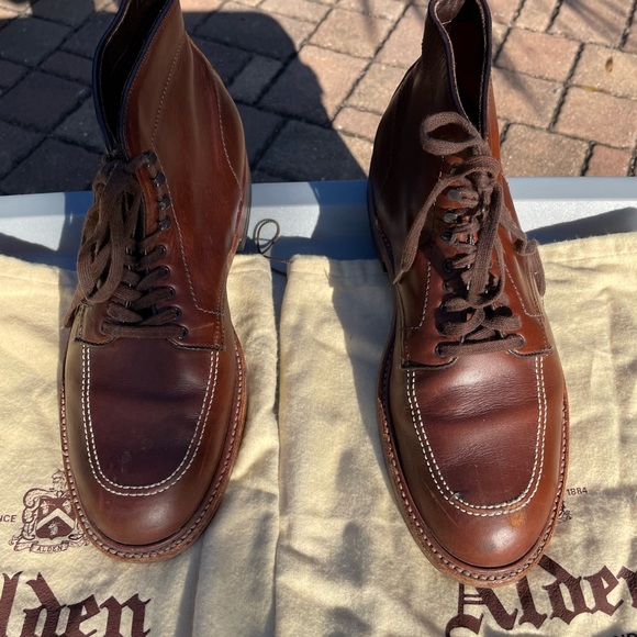 Alden Mens 403 Indy Boots (brown) - Picture 4 of 10